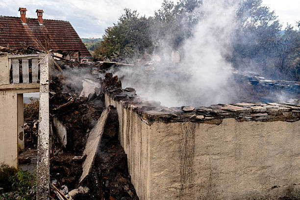 Professional Fire Damage Removal technician working in Dickerson, MD